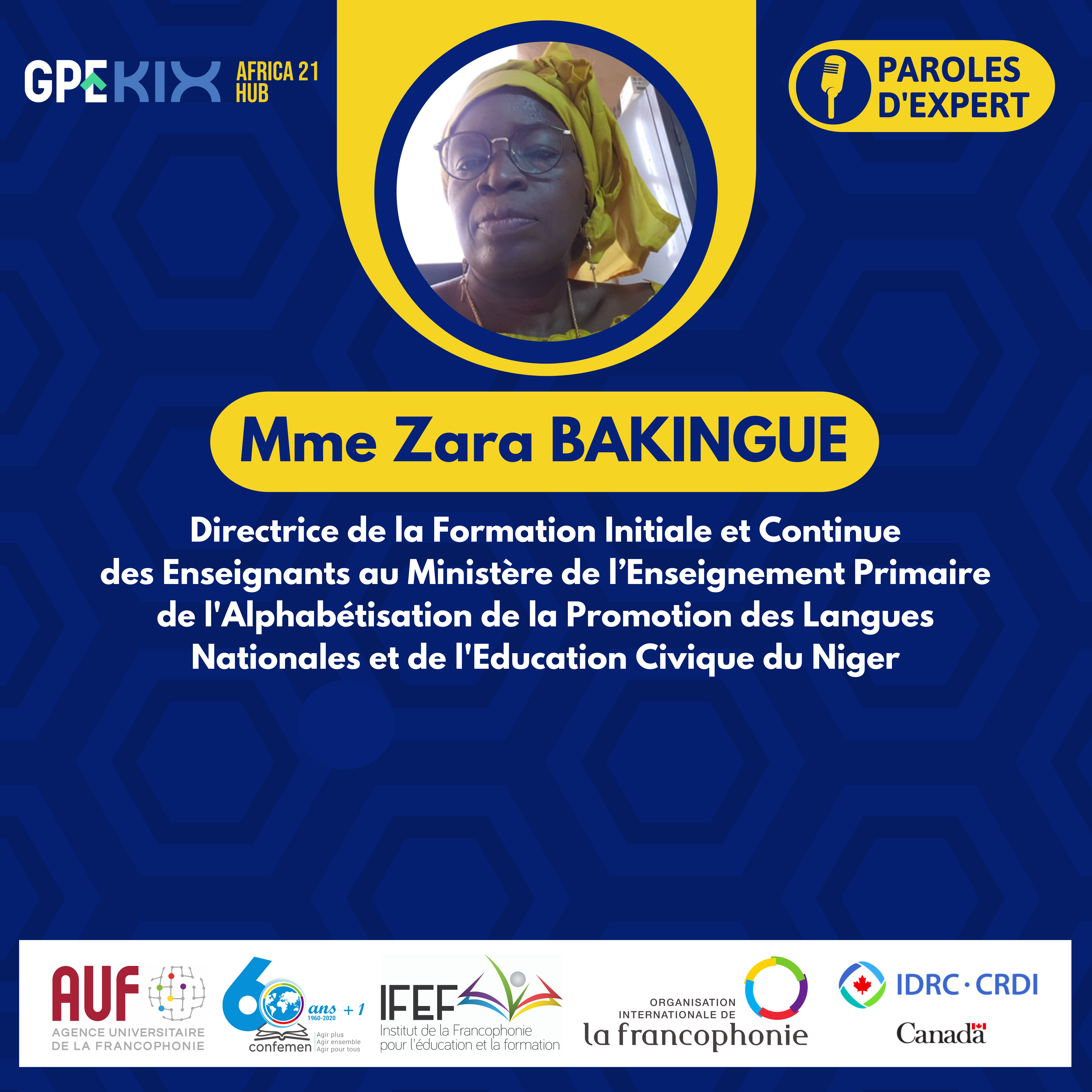Premier épisode du « Parole d'experts » du pôle Afrique 21 du KIX: Conversation avec Mme Zara Bakingue 
