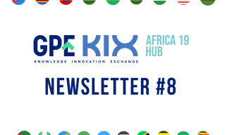 La page de couverture du Bulletin d’information 8 du Pôle Afrique 19 du KIX