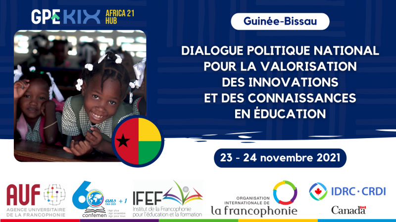Diálogo político nacional para la puesta en valor de innovaciones y conocimientos en educación en Guinea-Bisáu